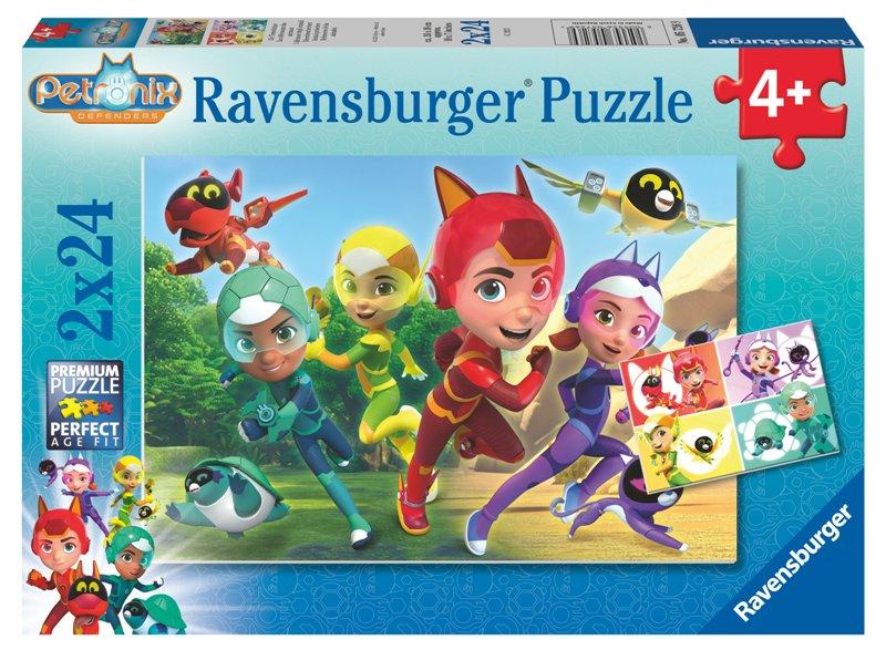 Puzzle 2x24 pz Petronix Defenders ravensburger