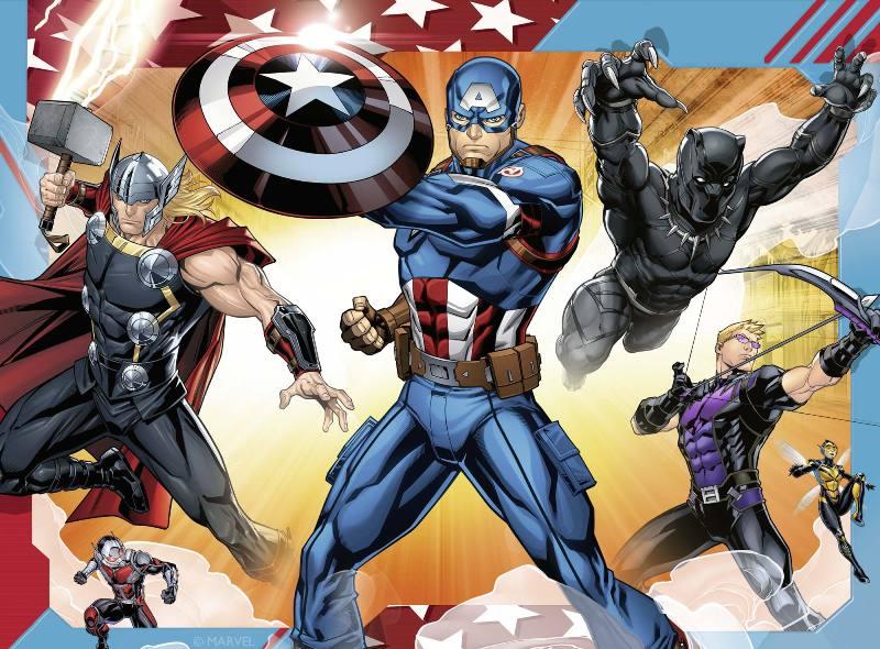 Puzzle 4in1 Avengers A ravensburger