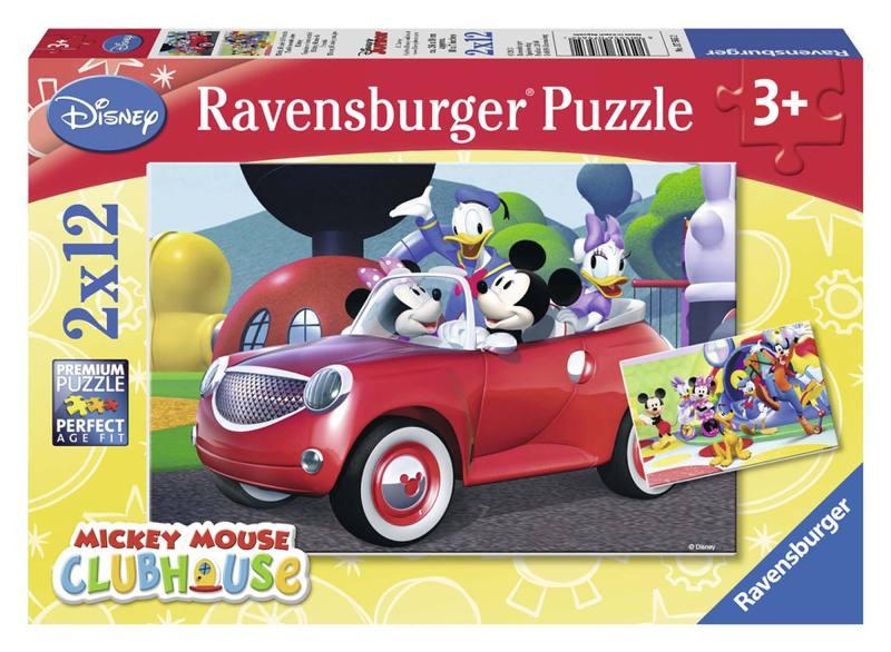 Puzzle 2X12 PZ Topolino,Minnie & Co. ravensburger