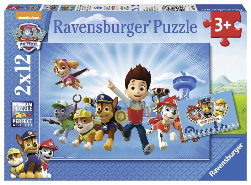 Puzzle 2X12 PZ Paw Patrol ravensburger