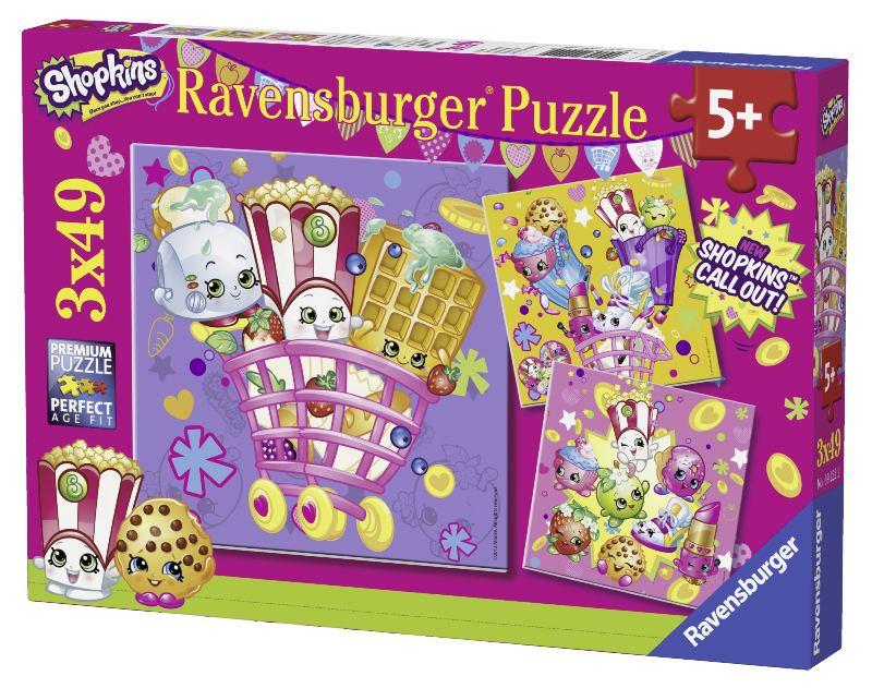 PUZZLE 3x49 PZ Shopkins ravensburger