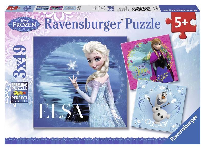 Puzzle 3x49 PZ Frozen C ravensburger