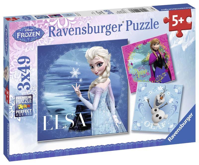 Puzzle 3x49 PZ Frozen C ravensburger