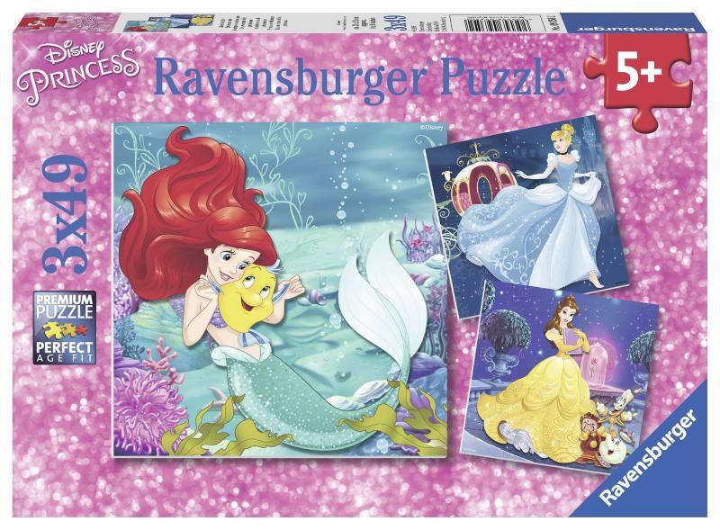 Puzzle 3x49 PZ Principesse Disney B ravensburger