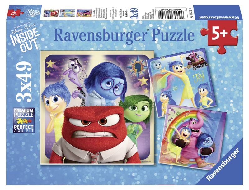 Puzzle 3x49 PZ Inside Out 1 ravensburger