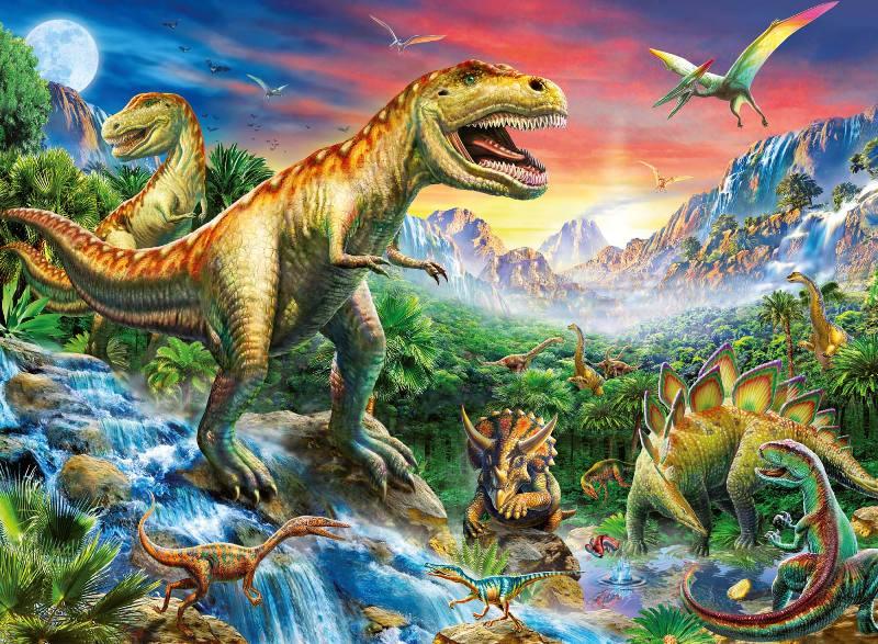 Puzzle 100 pz L'era dei dinosauri ravensburger