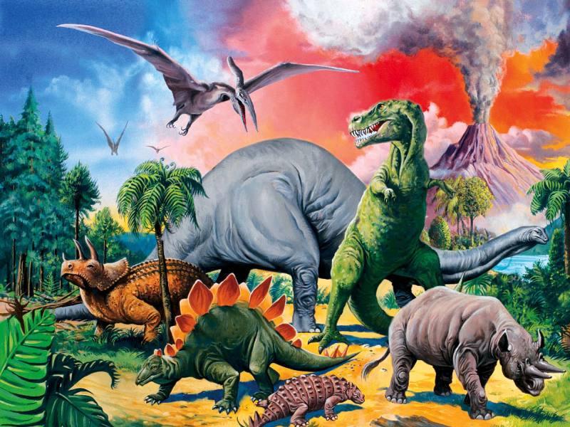 Puzzle 100 pz Dinosauri ravensburger