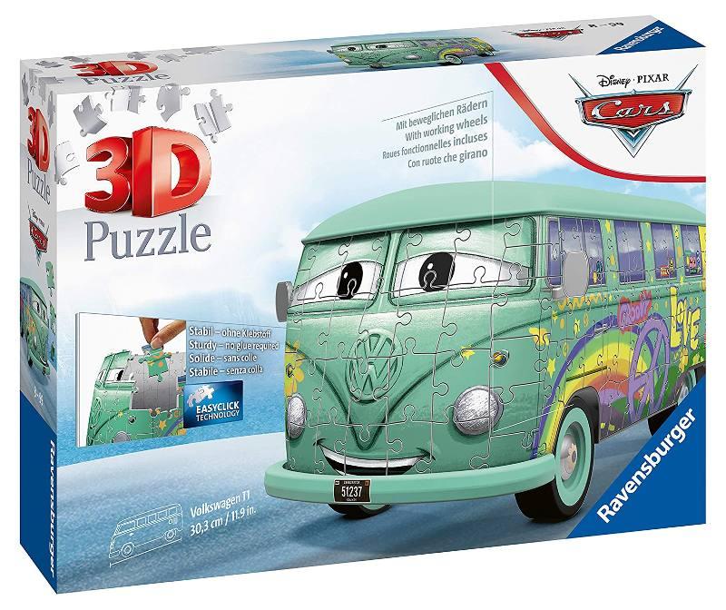 Puzzle 3D Volkswagen T1 Cars Fillmore ravensburger