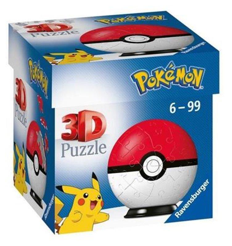 3D Puzzleball 54 PZ Pokeball rossa ravensburger