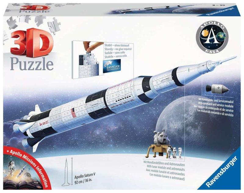 Puzzle 3D Apollo Saturn V Rocket ravensburger