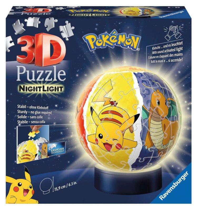 Puzzle 3D Nightlamp Pokemon ravensburger