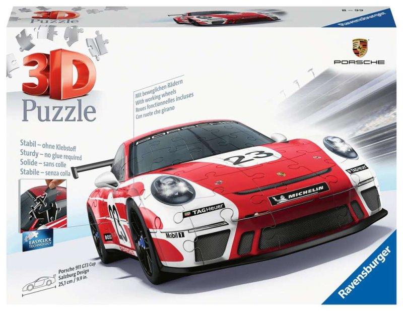 Puzzle 3D Porsche 911 GT3 Cup Salzburg ravensburger