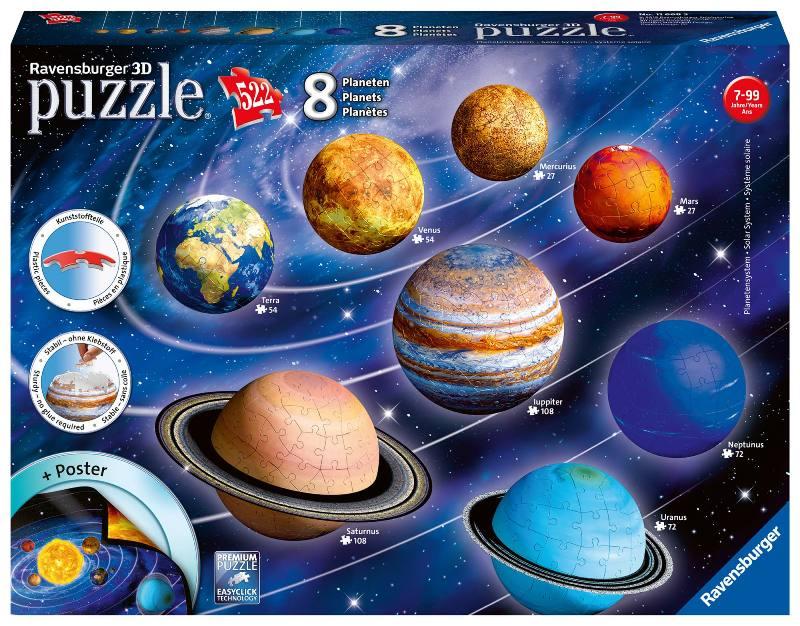 3D puzzle Il sistema planetario ravensburger