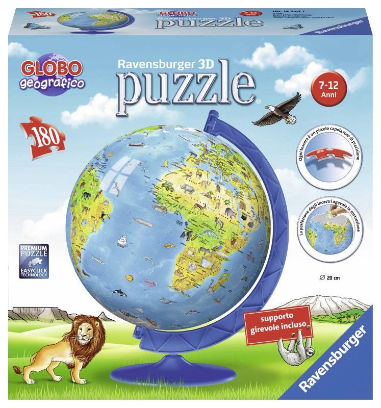 Puzzle 3D Globo 180 pezzi ravensburger