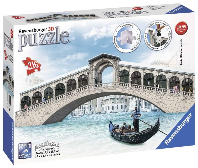 Puzzle 3D Ponte di Rialto ravensburger