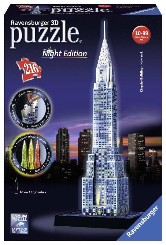 PUZZLE 3D - Chrysler Building - Night Edition ravensburger