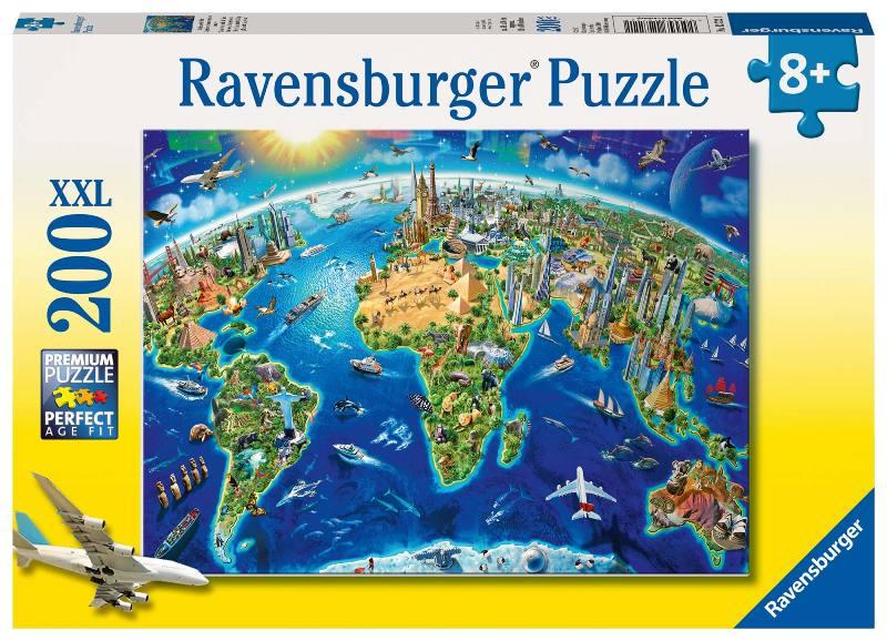 Puzzle 200 PZ XXL Vista dall'alto ravensburger