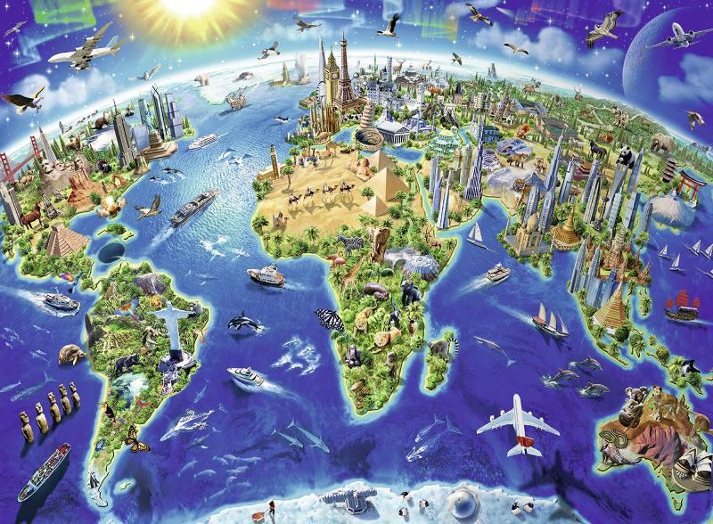 Puzzle 200 pz Vista dall'alto ravensburger