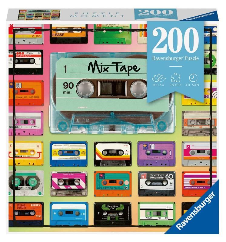 Puzzle 200 pz Mix Tape ravensburger