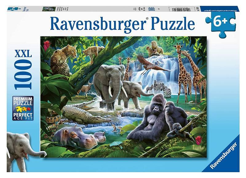 Puzzle 100 PZ XXL Animali della giungla ravensburger
