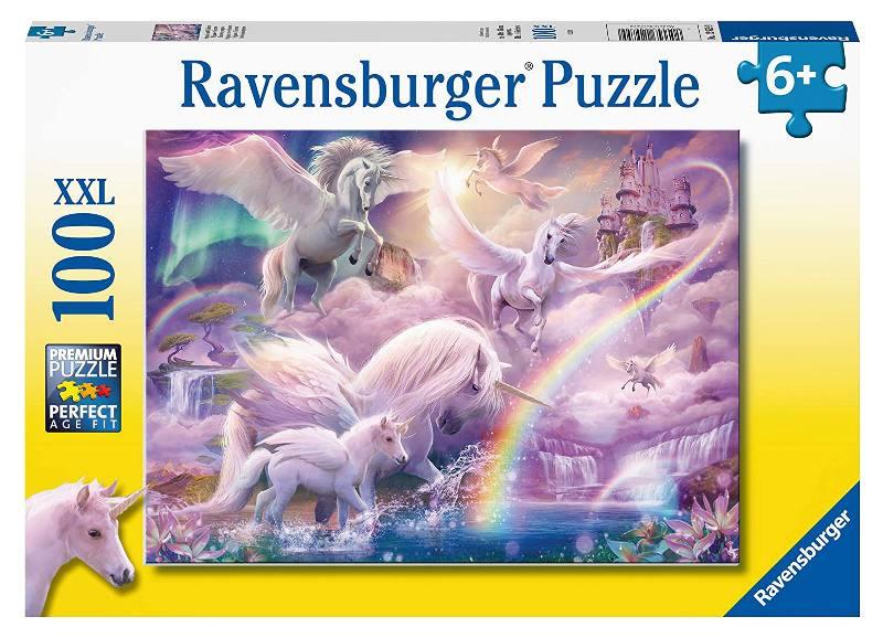 Puzzle 100 PZ XXL Unicorno pegaso ravensburger