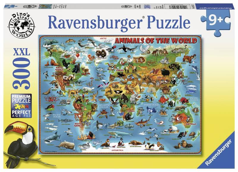 Puzzle 300 pz Animali del mondo ravensburger