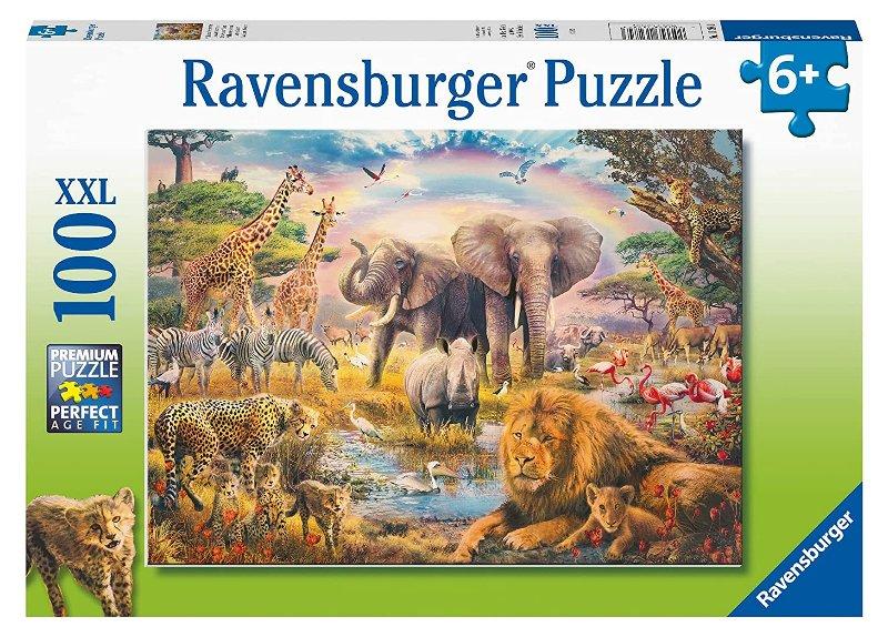 Puzzle 100 pz La savana africana ravensburger