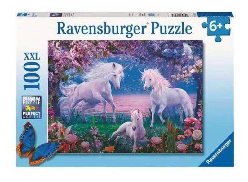 Puzzle 100 pz Unicorni incantati ravensburger