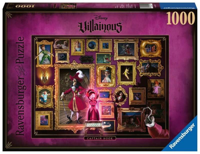 Puzzle 1000 pz Villainous: Capt. Hook ravensburger