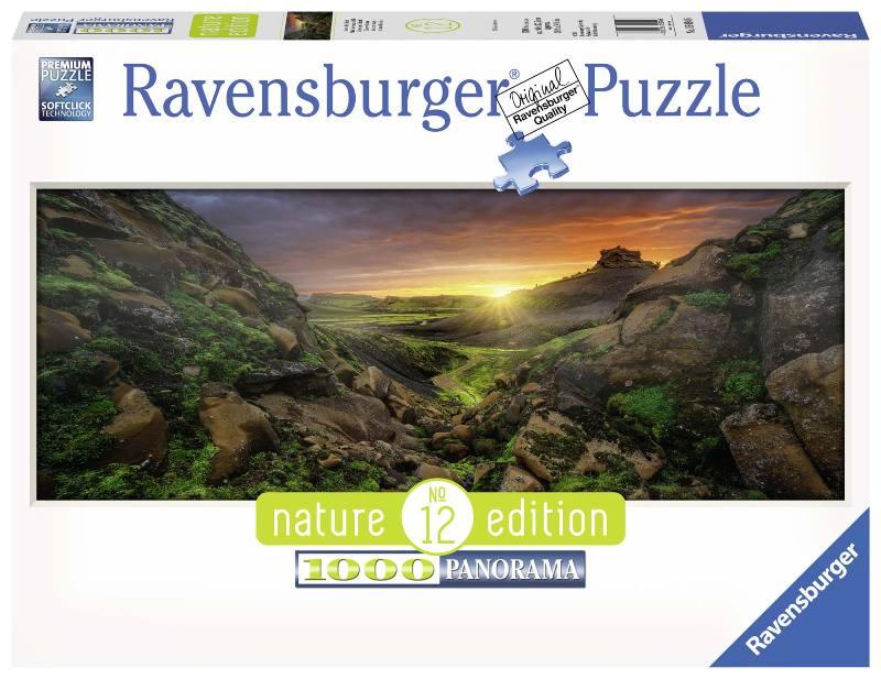 Puzzle 1000 pz Sole sopra lIslanda ravensburger