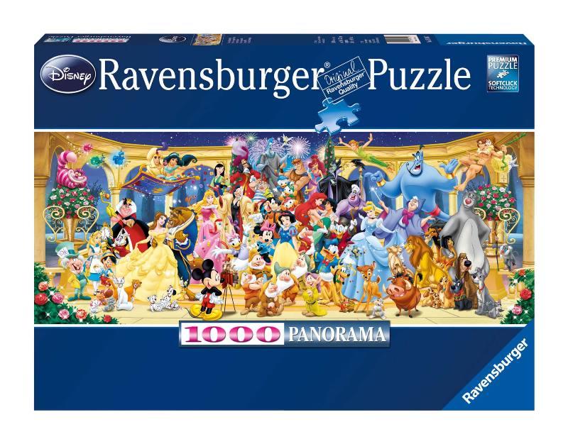 Puzzle 1000 pz Panorama: Disney ravensburger