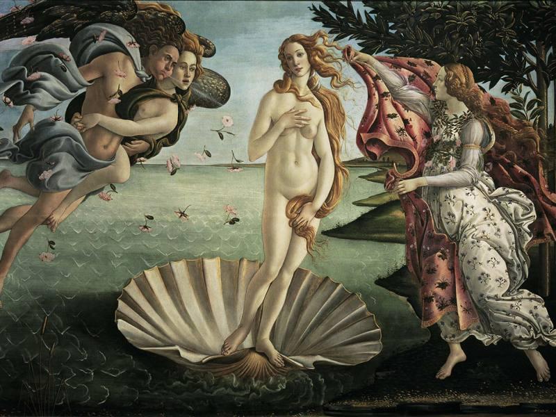 Puzzle 1000 pz Botticelli: Nascita di Venere ravensburger