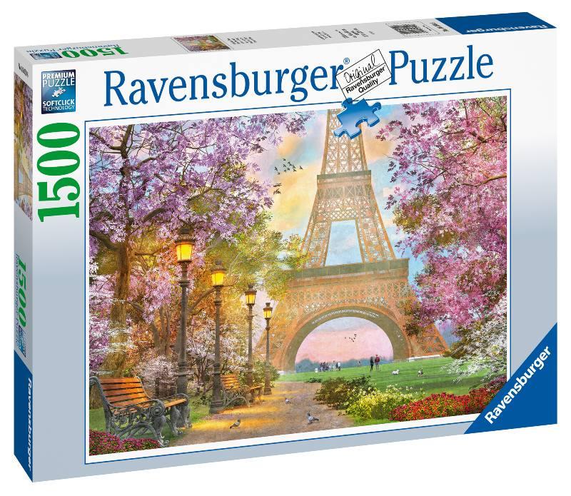 Puzzle 1500 pz Amore a Parigi ravensburger