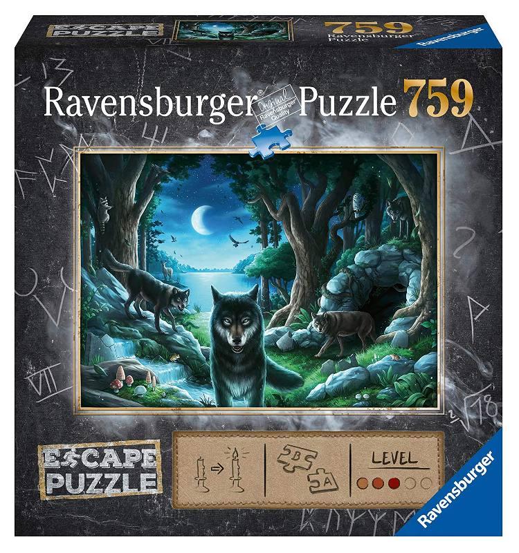 Puzzle 759 pz Escape Il branco di lupi ravensburger