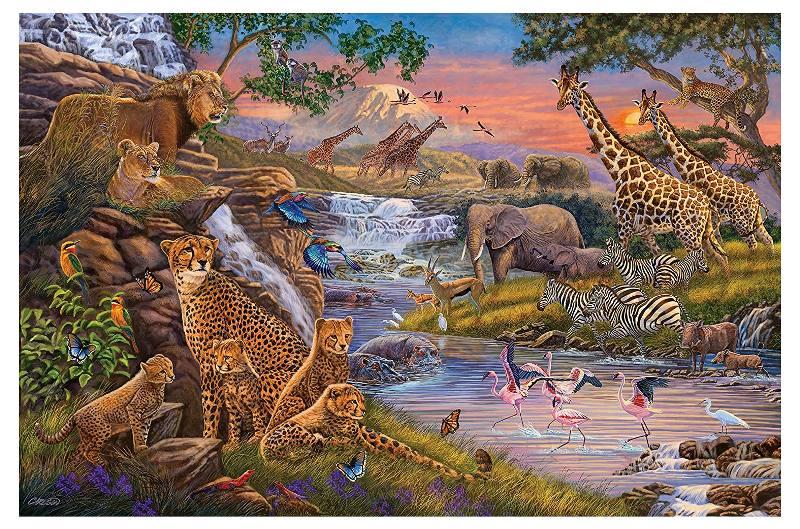 Puzzle 3000 pz Il regno animale ravensburger