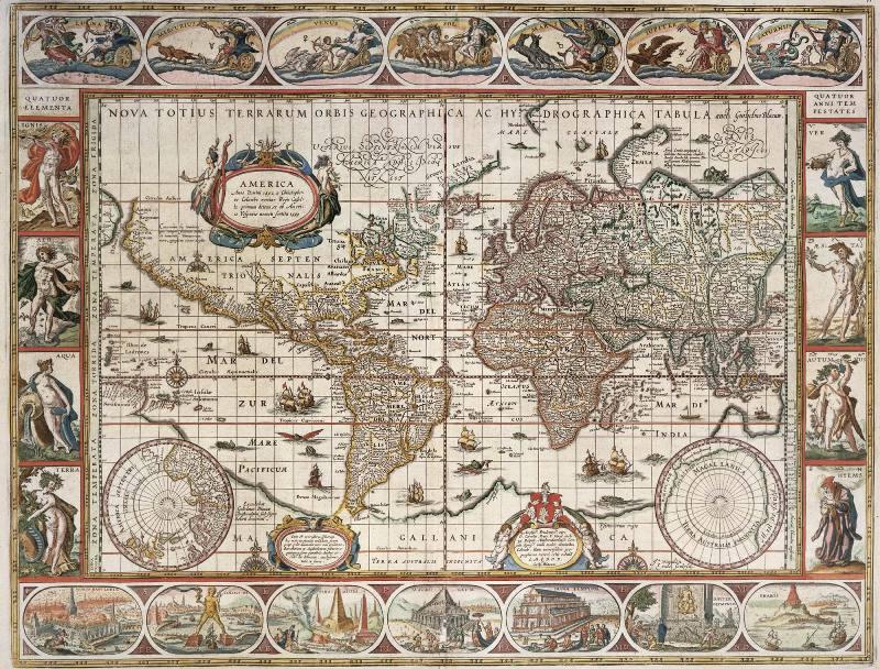Puzzle 2000 PZ Mappamondo 1650 ravensburger