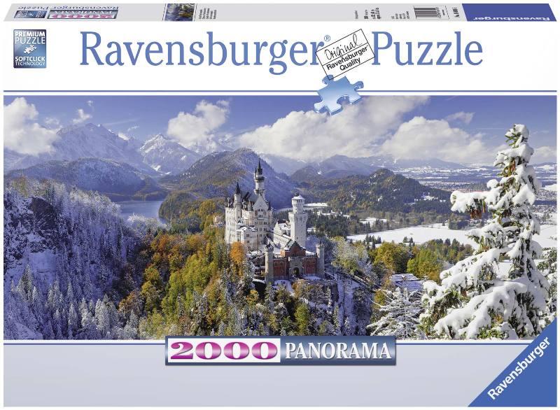 Puzzle 2000 pz Castello di Neuschwanstein Panorama ravensburger