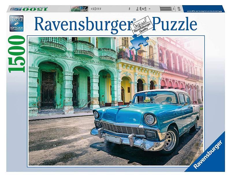 Puzzle 1500 pz Automobile a Cuba ravensburger