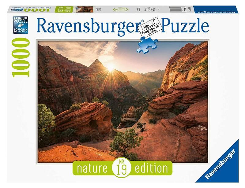 Puzzle 1000 pz Zion Canyon USA ravensburger