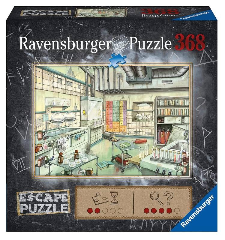 Puzzle 368 pz Escape Il laboratorio dell'alchimista (368 pz) ravensburger