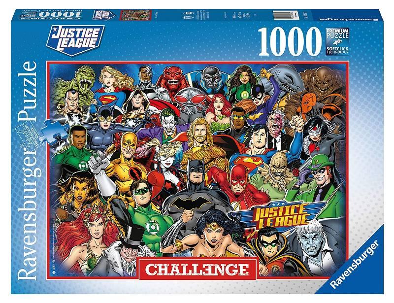 Puzzle 1000 pz DC Comics Challenge ravensburger