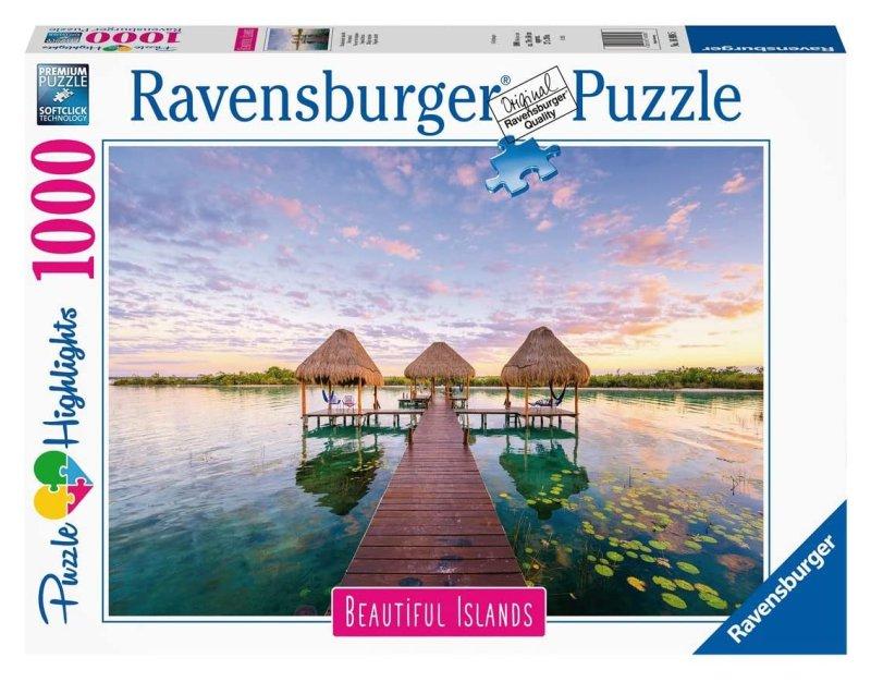 Puzzle 1000 pz Rifugio tropicale ravensburger