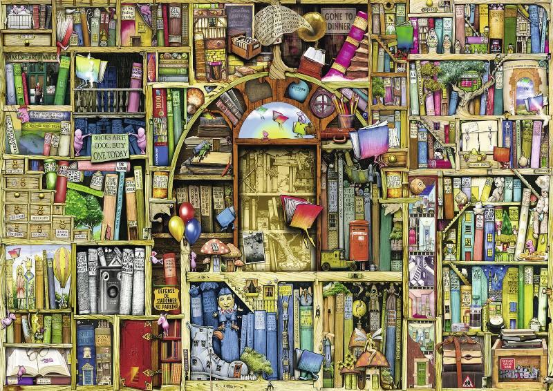 Puzzle 1000 pz La biblioteca bizzarra 2 ravensburger