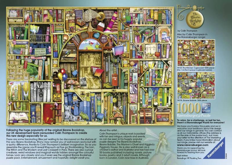 Puzzle 1000 pz La biblioteca bizzarra 2 ravensburger