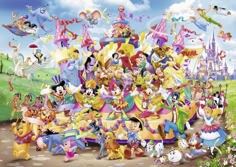 Puzzle 1000 pz Carnevale Disney ravensburger