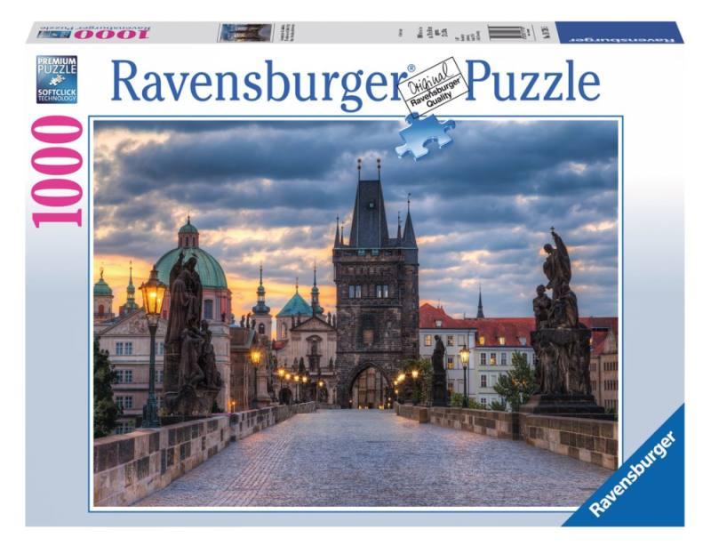 Puzzle 1000 pz The walk across the Charles Bridge ravensburger