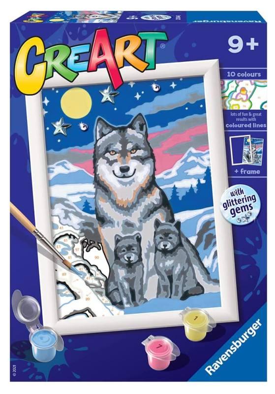 CreArt Serie E Classic Lupi al chiaro di luna ravensburger