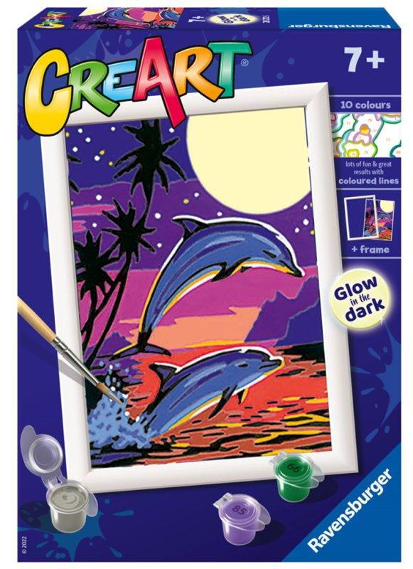 CreArt Serie E Classic Delfini al chiaro di luna ravensburger