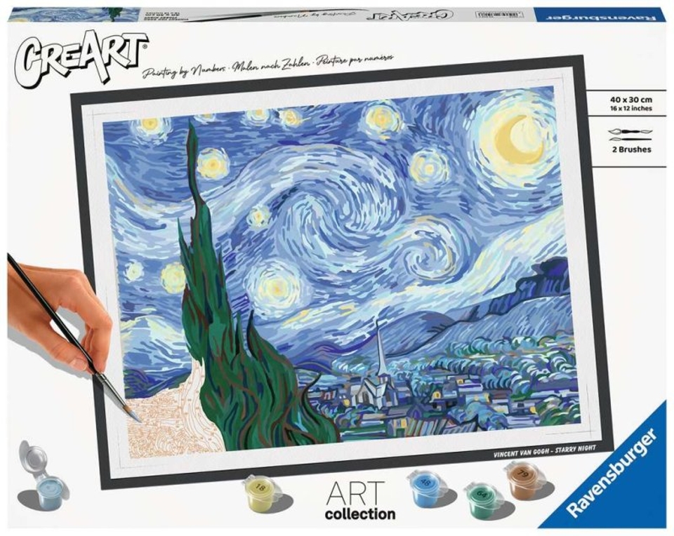 CreArt Serie B Art Collection Van Gogh Notte stellata ravensburger