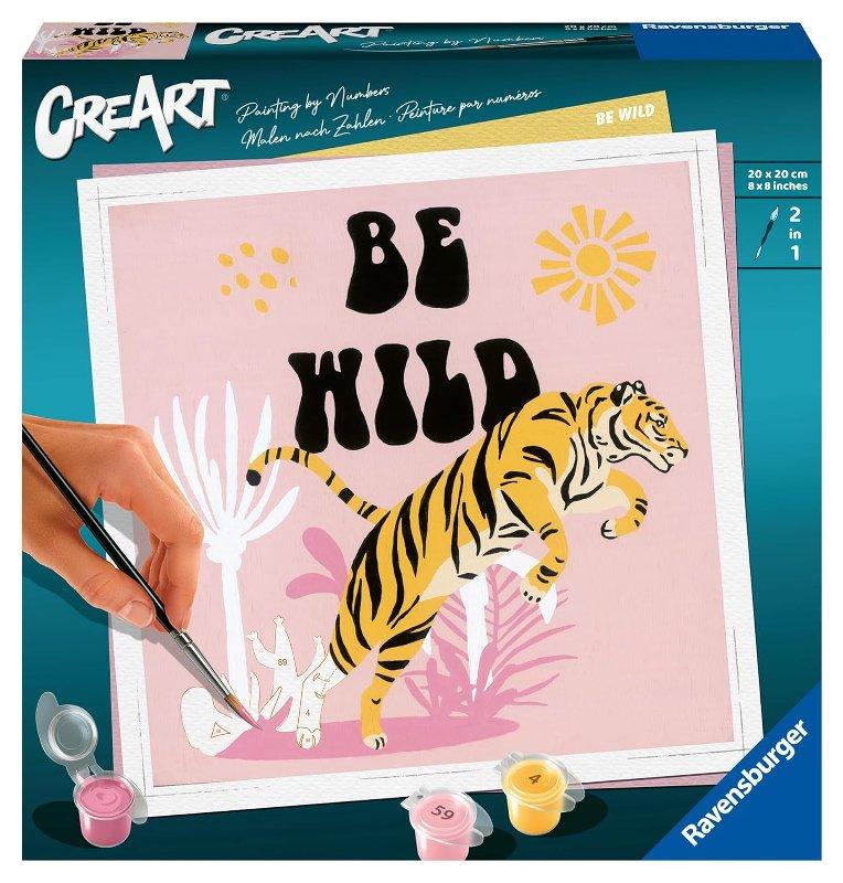 CreArt Serie Trend quadrati Be Wild Tigre ravensburger